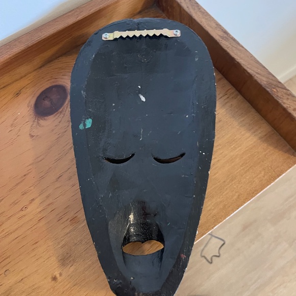 Carved Wooden Mask - Picture 2 of 2